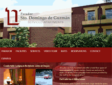 Tablet Screenshot of paradorsantodomingo.com